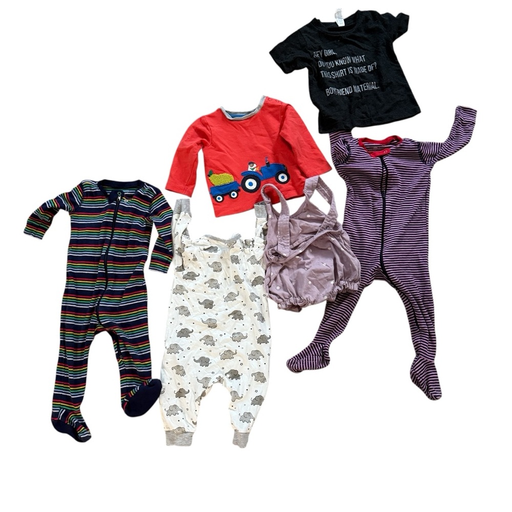 LOT Of 6 Baby Clothes 3-18 Months